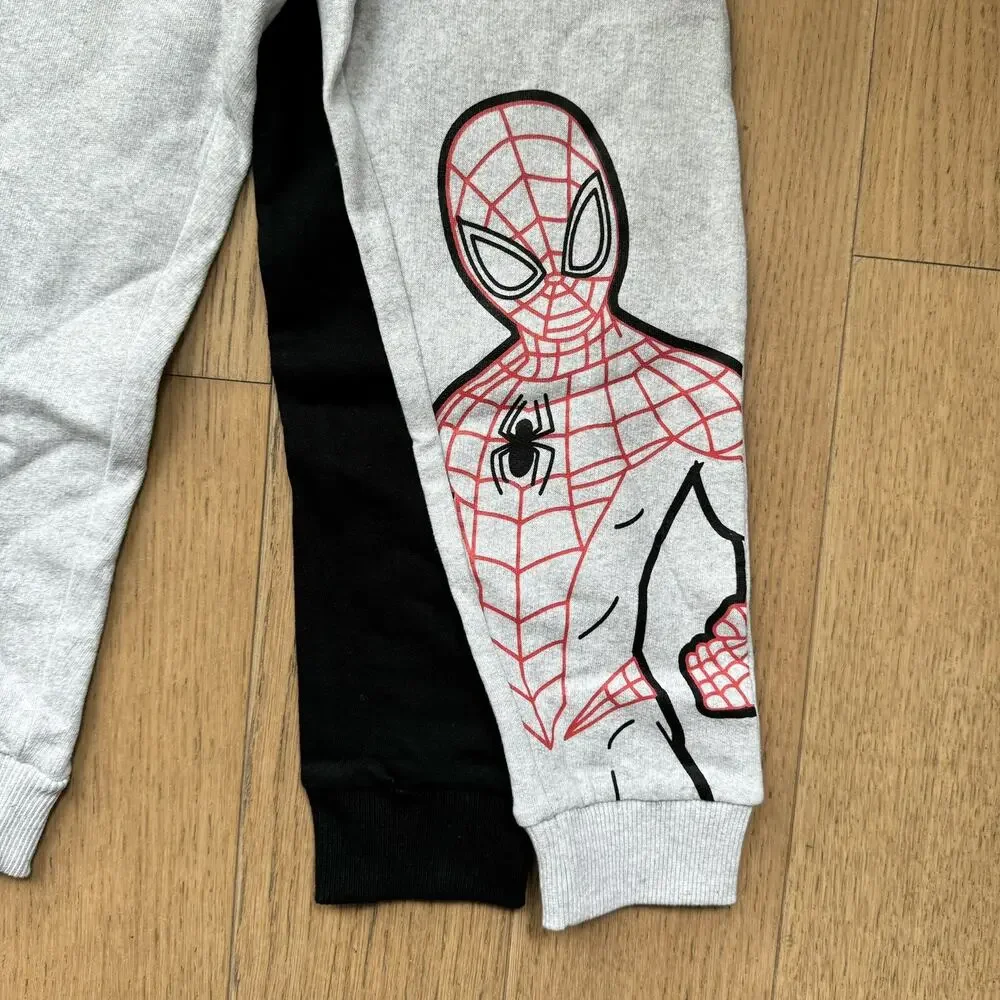 2 Spider-Man Boy's Toddler 2PC Jogger Pants Set NWT - Size 5